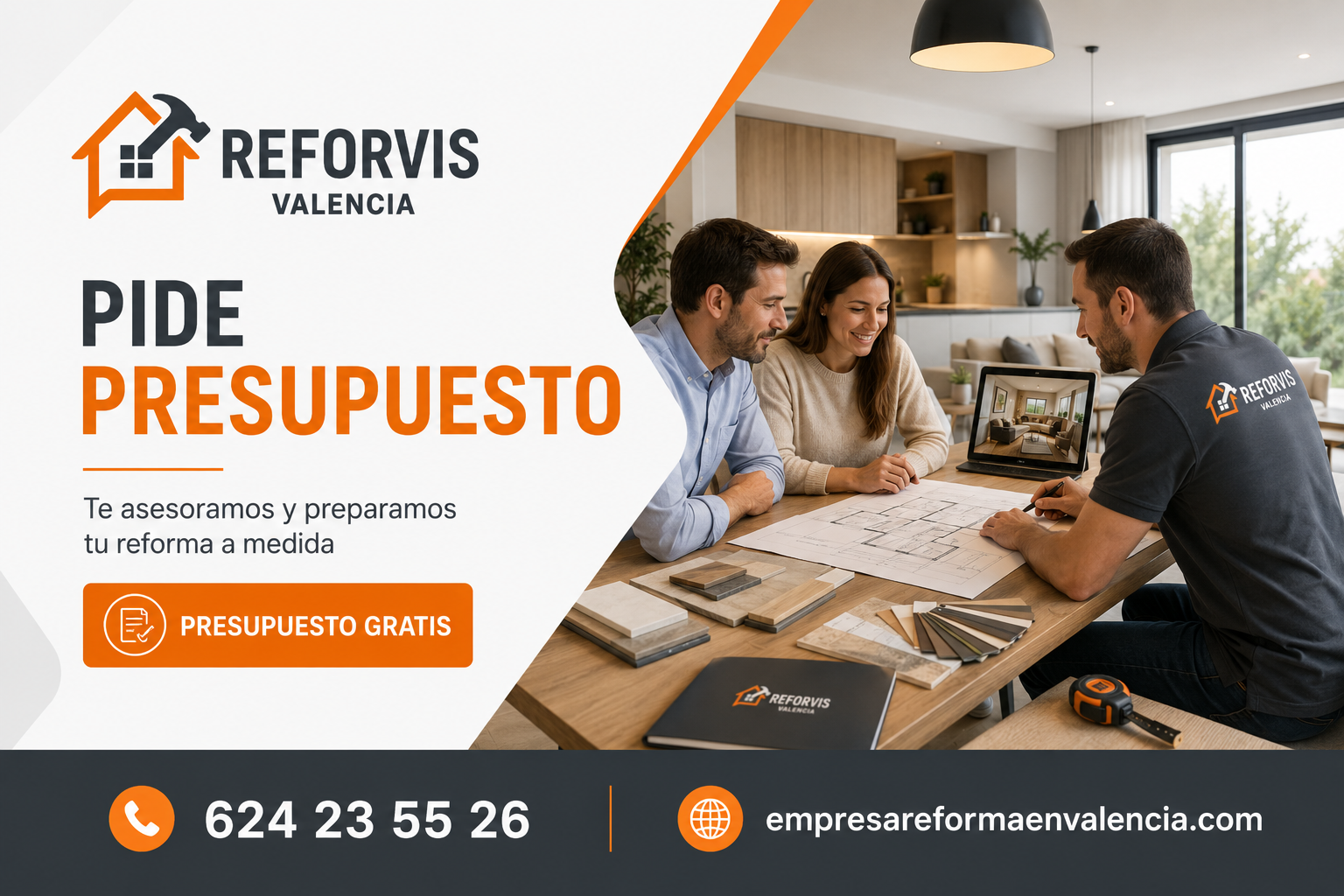 Pide presupuesto para tus reformas en Valencia