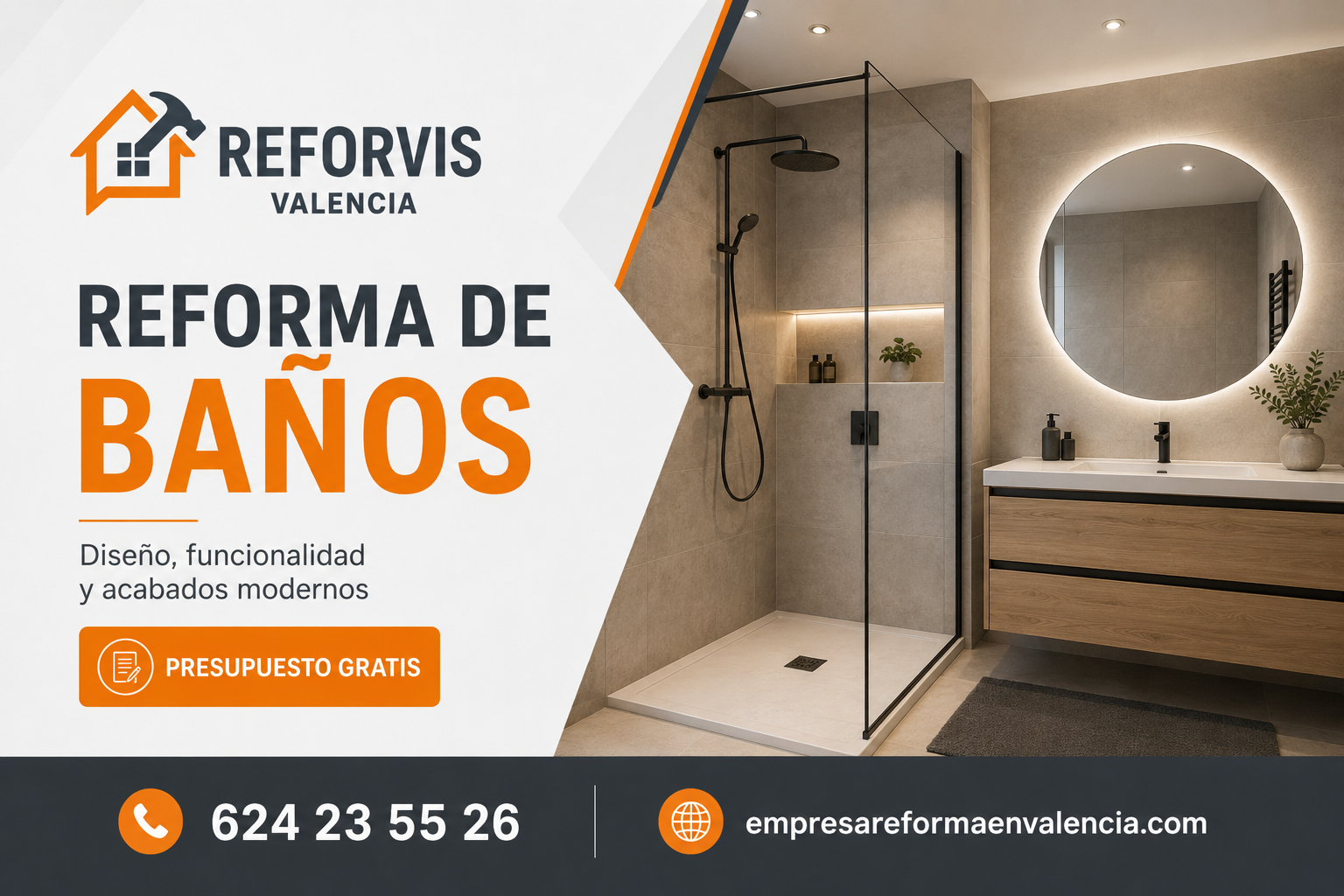 Reformas de baños en Valencia