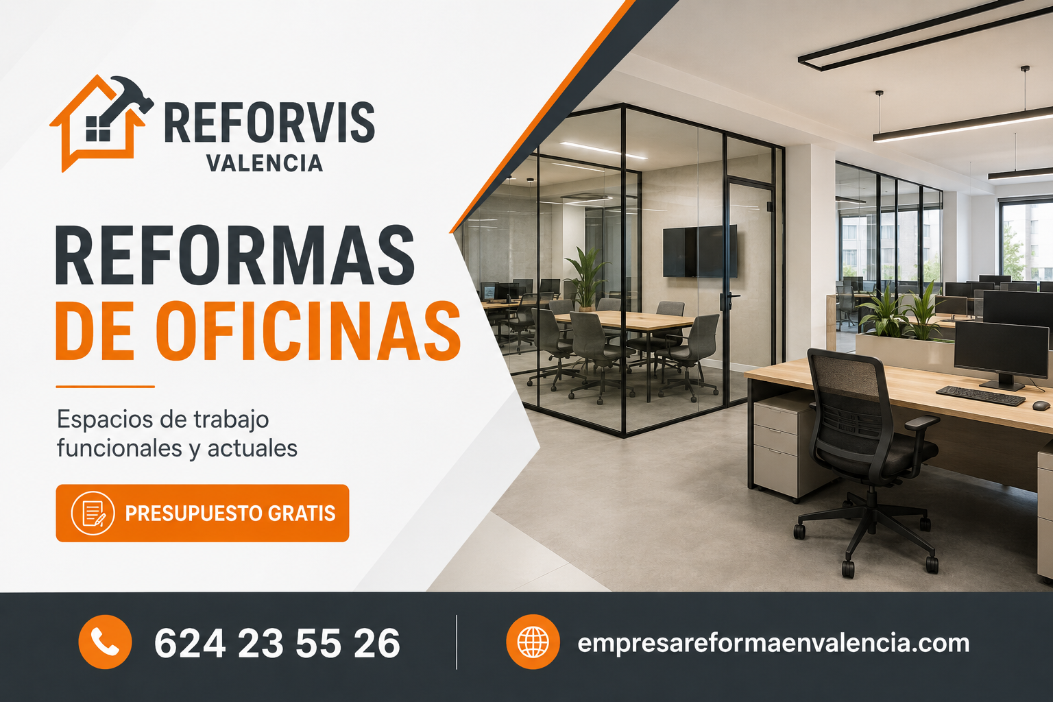 Reformas de oficinas en Valencia